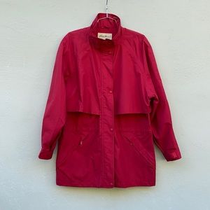 Eddie Bauer Gore-Tex red woman’s jacket